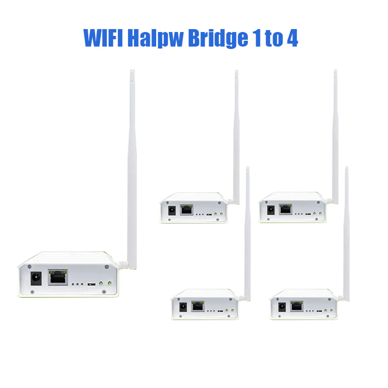 XiVision WiFi HaLow Wireless Bridge (Enhanced Version) - 3km Long-Distance Transmission | Faster Speed & Stronger Penetration