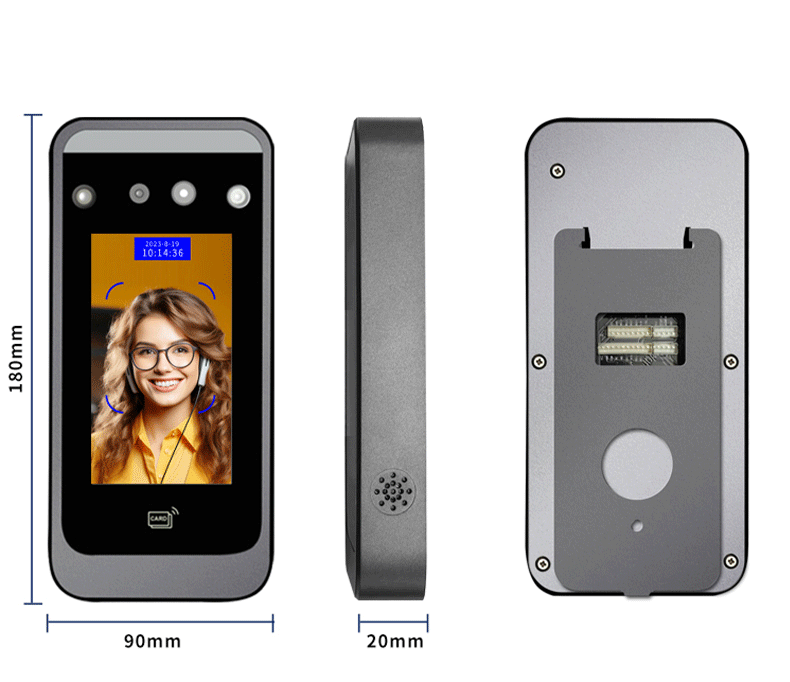 Multi-Modal Facial Recognition Elevator Control System - Advanced Access Control with Password, Swipe, and Fingerprint Recognition