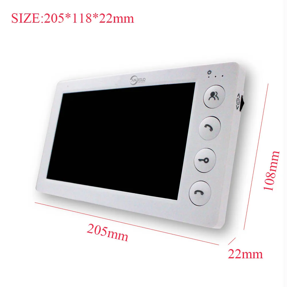 7-Inch Video Intercom System with Outdoor Metal Waterproof Doorbell – Night Vision, Remote Lock/Unlock, Cold-Resistant for Home Security