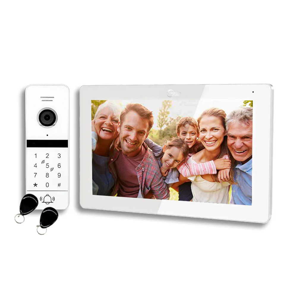 XiVision Tuya 7 inch Touch Screen Video Intercom Wireless Doorbell Mobile Linkage Smart Access Control