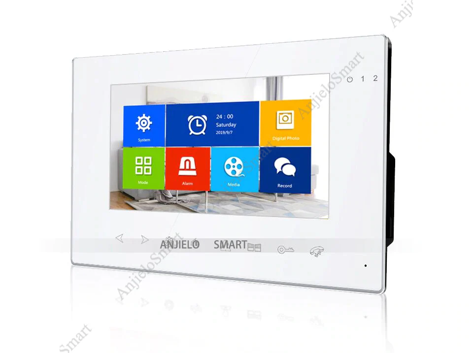 Tuya 7 inch WiFi Video Intercom System AHD Wired Doorbell Camera Remote Motion Detection