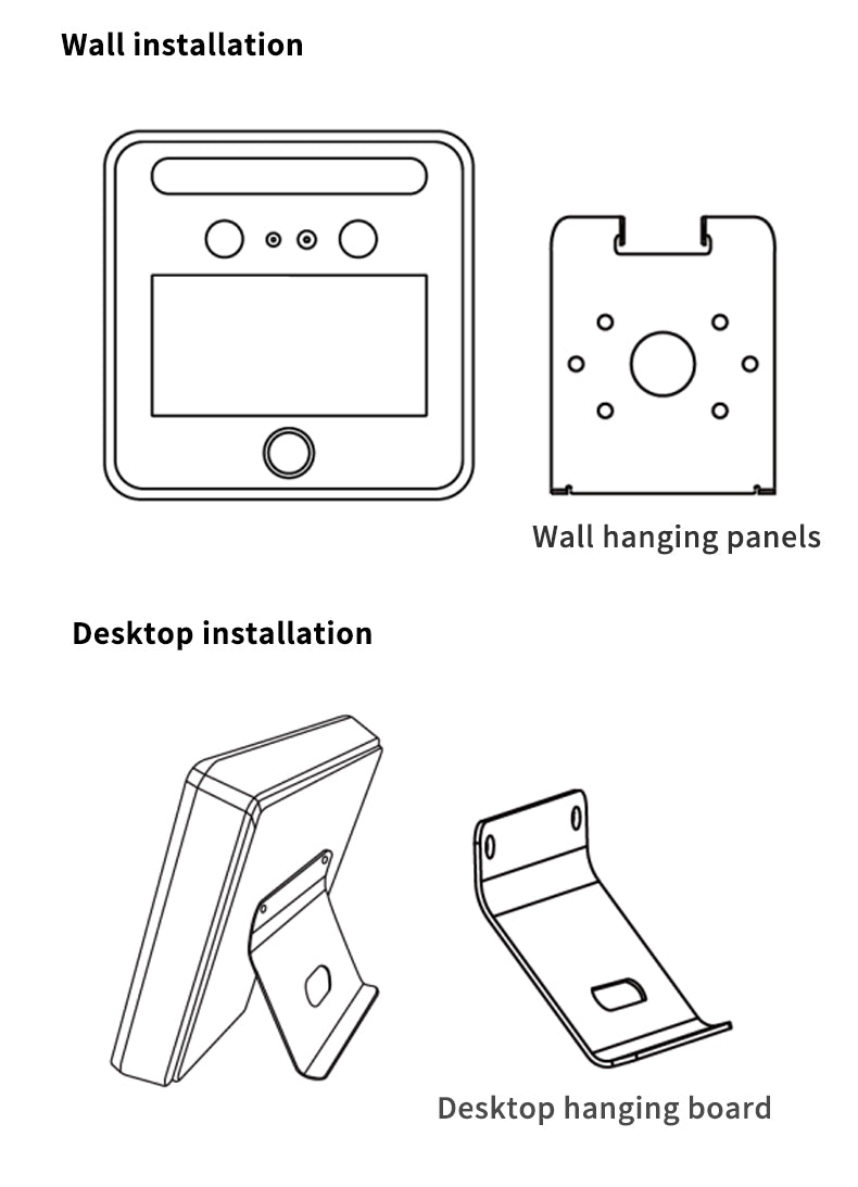 5-inch horizontal screen face recognition machine with fingerprint elevator control system intelligent management face direct access