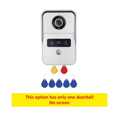Anjielo1080P 10-Inch IP Video Intercom Touch Screen Big Tuya Wireless Wifi POE Wired Doorbell for Villa Flat RFID Access Control