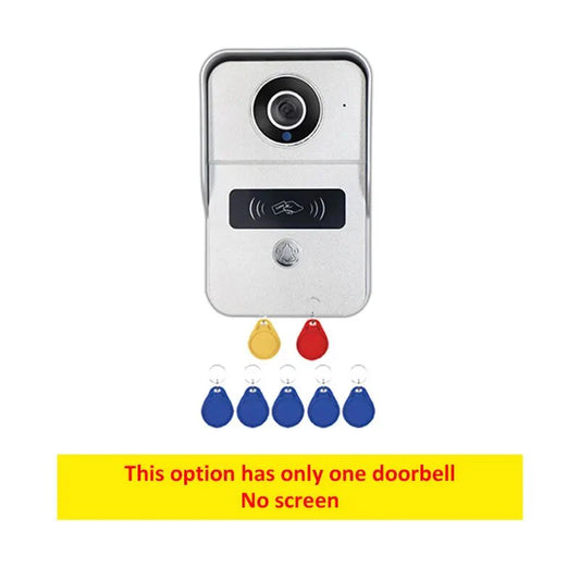 Anjielo1080P 10-Inch IP Video Intercom Touch Screen Big Tuya Wireless Wifi POE Wired Doorbell for Villa Flat RFID Access Control