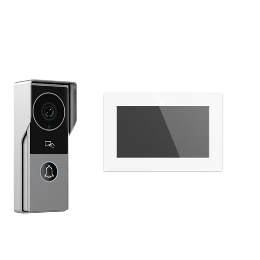 XiVision 140° Wide View FHD 1080P Doorbell - Touch Screen Wired Video Intercom | Home Security Visual Intercom Kit