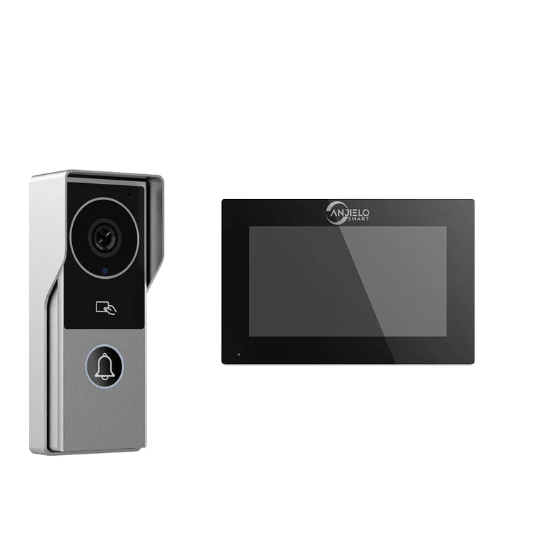 XiVision 140° Wide View FHD 1080P Doorbell - Touch Screen Wired Video Intercom | Home Security Visual Intercom Kit
