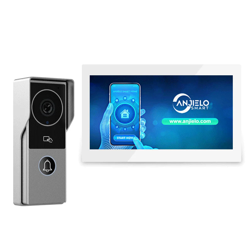 XiVision 140° Wide View FHD 1080P Doorbell - Touch Screen Wired Video Intercom | Home Security Visual Intercom Kit