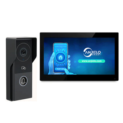 XiVision 140° Wide View FHD 1080P Doorbell - Touch Screen Wired Video Intercom | Home Security Visual Intercom Kit