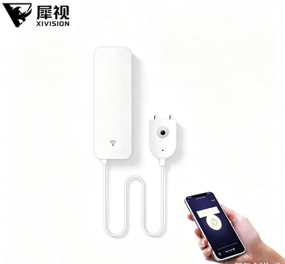 Wifi Water Leakage Sensor Detector Overflow Flood Leakage Alerts Remote Monitor Leak Notifications for Security System