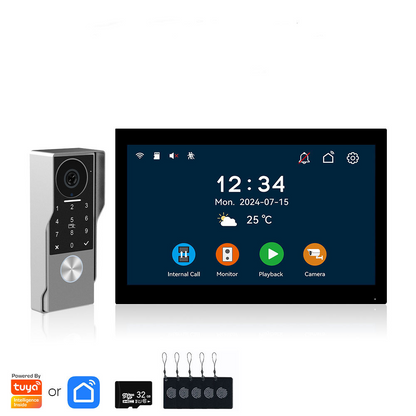 XiVision 2-Wire Tuya WiFi Smart Video Intercom – 1080P HD, IR Night Vision, Waterproof  Extended Range for Multi-Dwelling Security