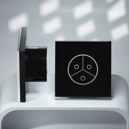 Tuya WiFi Smart Wall Switch - 1/2/3 Gang Touch Sensor LED Light Switch for Effortless Smart Home Living