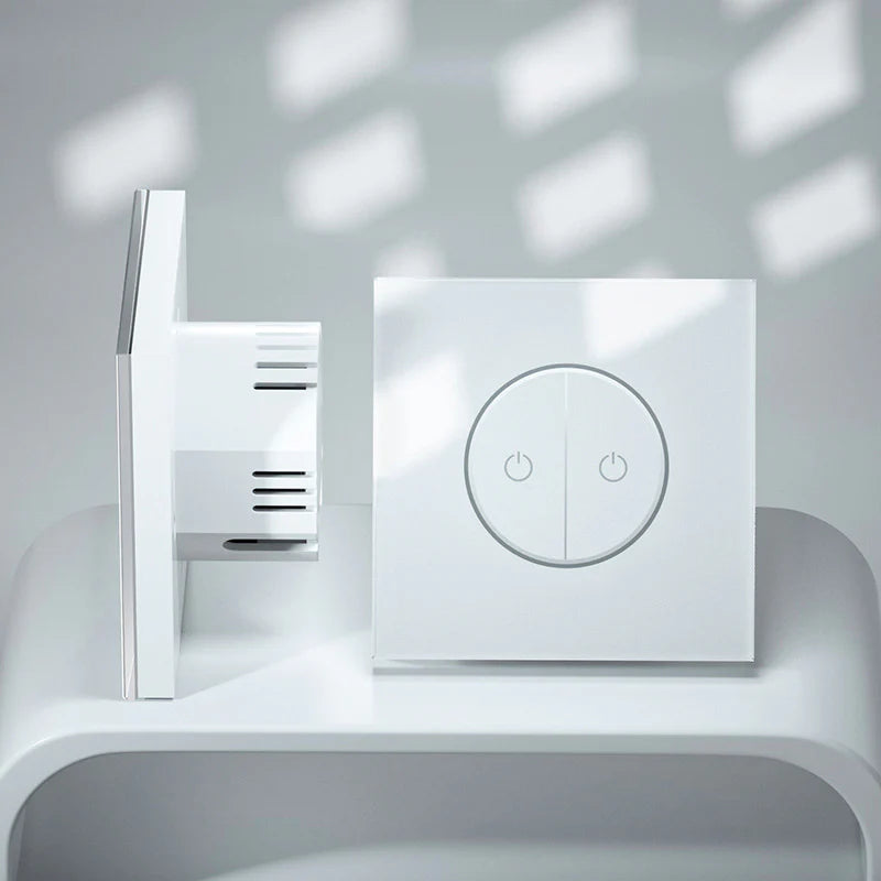 Tuya WiFi Smart Wall Switch - 1/2/3 Gang Touch Sensor LED Light Switch for Effortless Smart Home Living