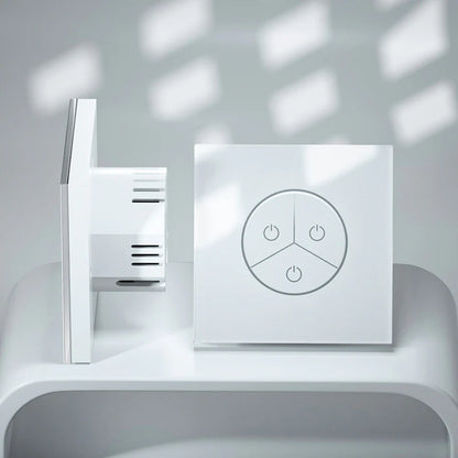 Tuya WiFi Smart Wall Switch - 1/2/3 Gang Touch Sensor LED Light Switch for Effortless Smart Home Living