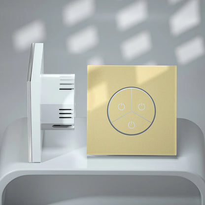 Tuya WiFi Smart Wall Switch - 1/2/3 Gang Touch Sensor LED Light Switch for Effortless Smart Home Living