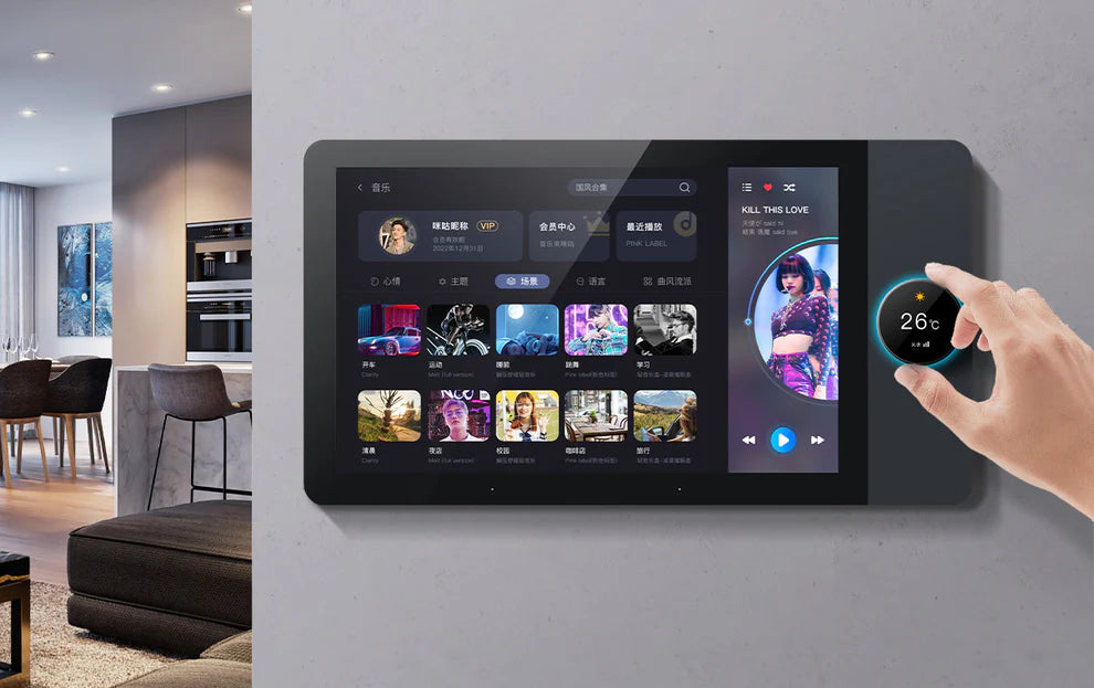 Anjielo Tuya Smart Central Control Whole House Smart Home 4-12 Inch Central Control Touch Smart Home