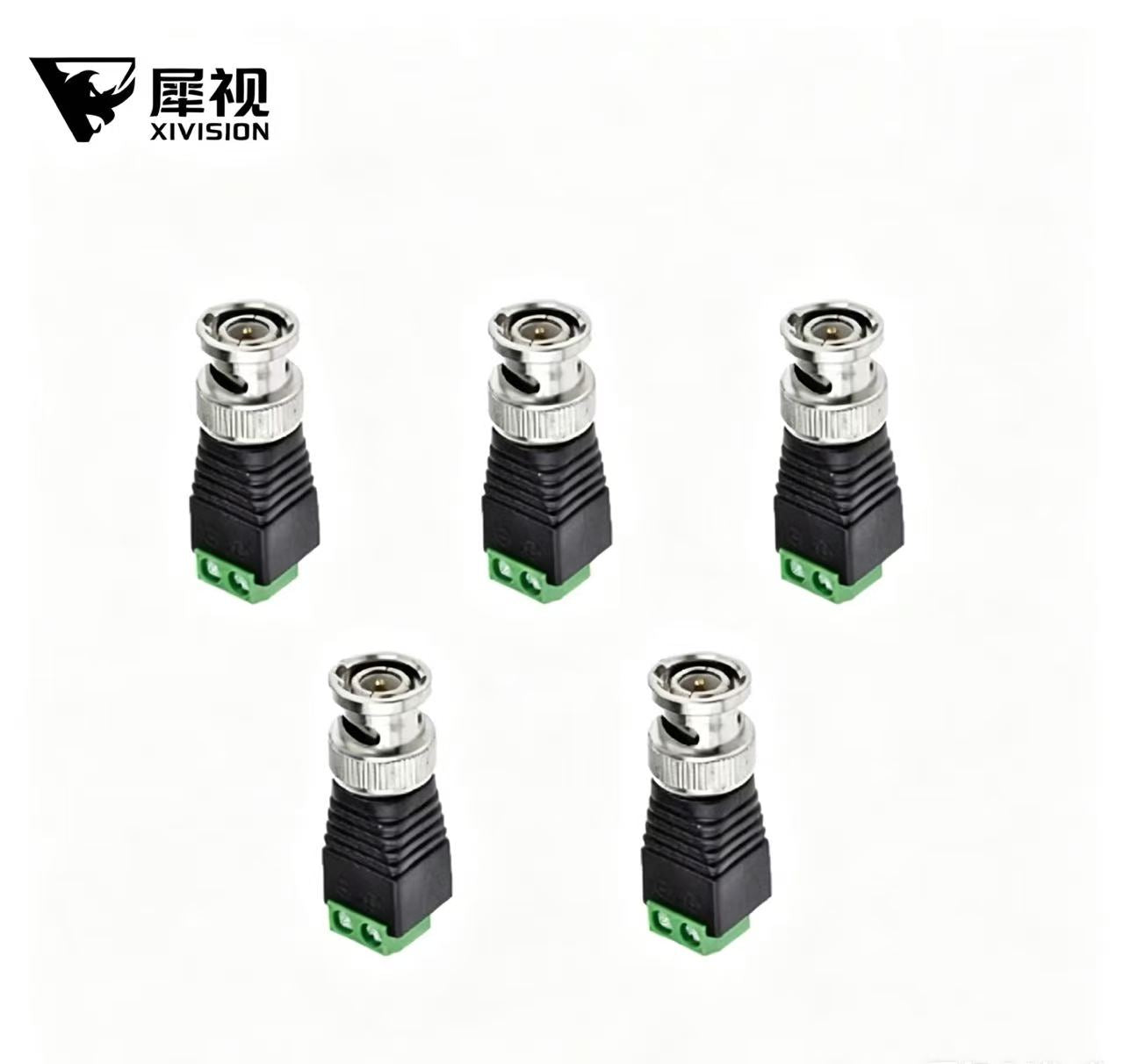 Camera CCTV Connectors BNC UTP Coax CAT5 Video Balun Connector Adapter for CCTV Surveillance Camera CCTV System