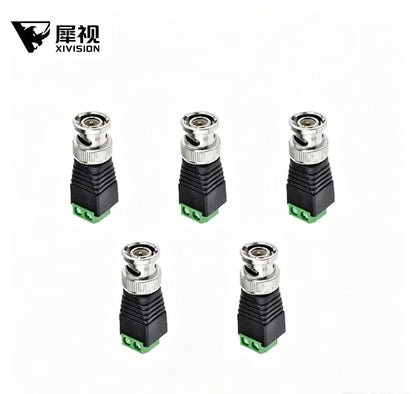 Camera CCTV Connectors BNC UTP Coax CAT5 Video Balun Connector Adapter for CCTV Surveillance Camera CCTV System