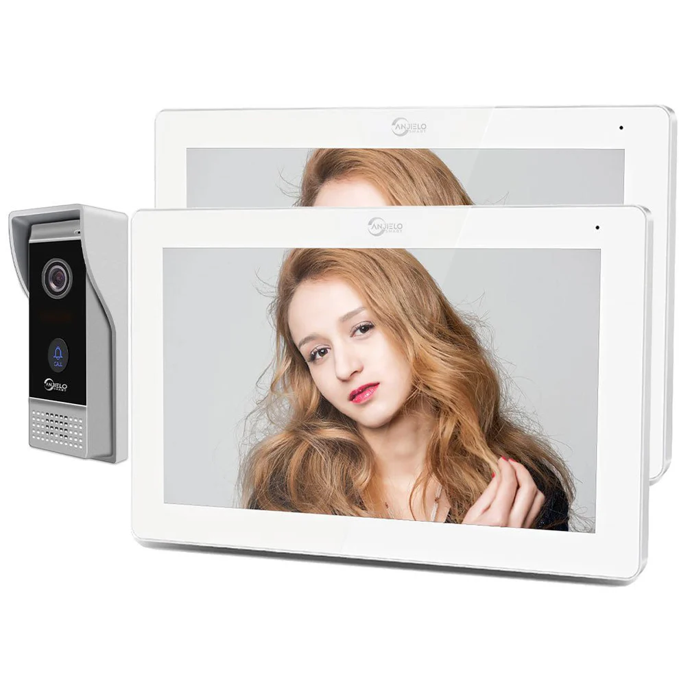 XiVision tuya Smart 10 inch FHD 1080P WiFi Video Intercom - Color Touch Screen Outdoor Doorbell with Motion Detection, Remote View | Home Security