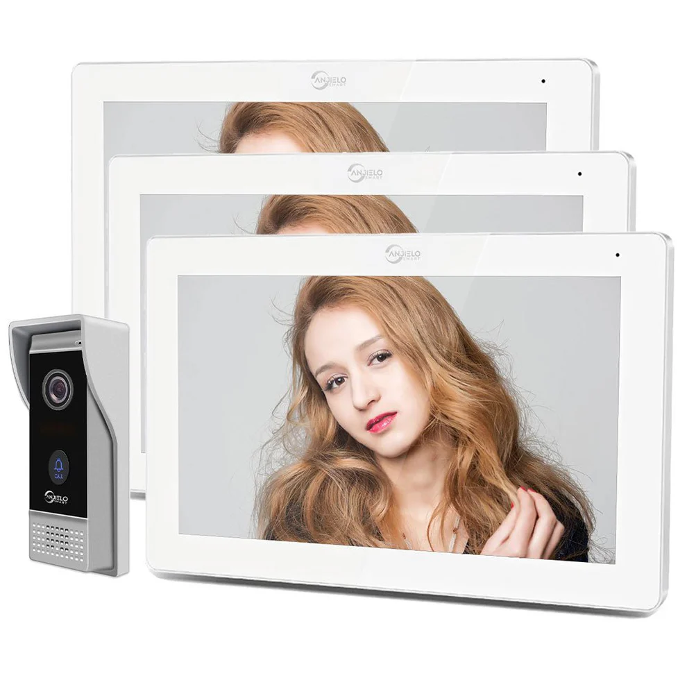 XiVision tuya Smart 10 inch FHD 1080P WiFi Video Intercom - Color Touch Screen Outdoor Doorbell with Motion Detection, Remote View | Home Security