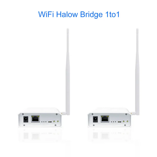XiVision WiFi HaLow Wireless Bridge (Enhanced Version) - 3km Long-Distance Transmission | Faster Speed & Stronger Penetration