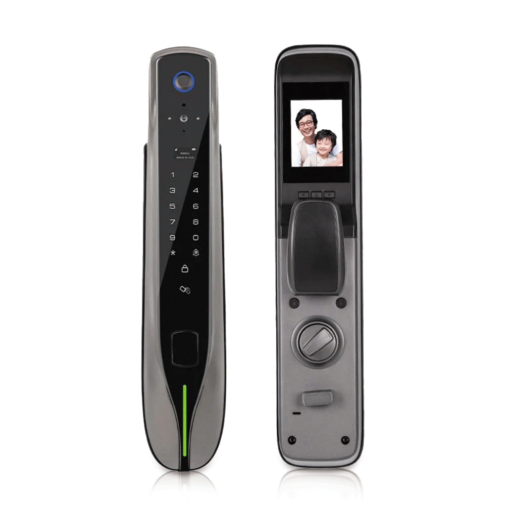 XiVision Tuya Smart Door Lock with Visual Cat Eye - Remote Unlock, Fingerprint & Auto Doorbell | Camera Surveillance Integrated