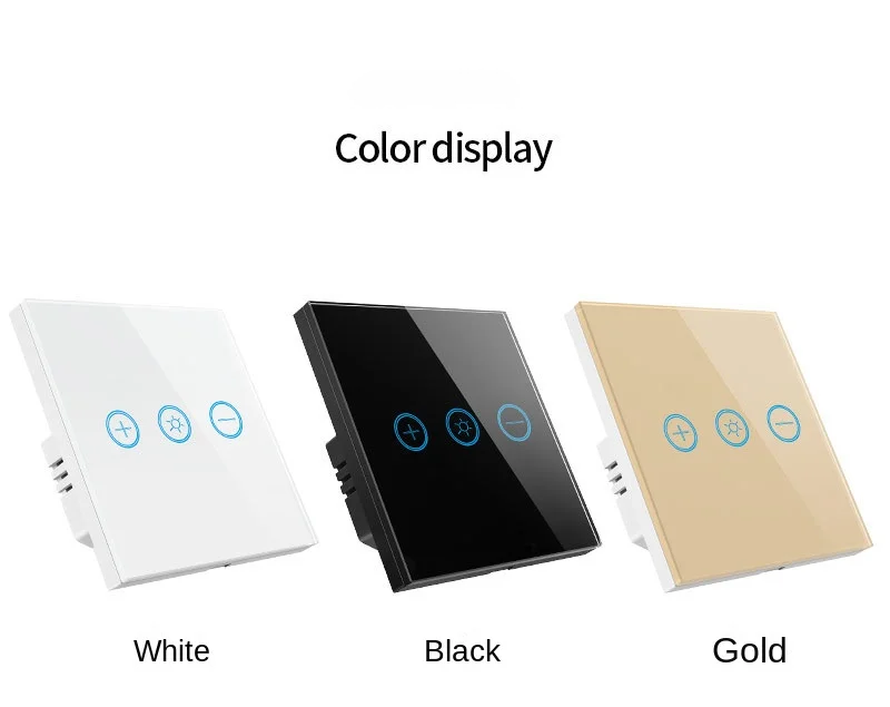Tuya Alexa-Enabled Smart Dimmer Switch Touch Control, APP Remote  WiFi Connectivity for Effortless Home Automation