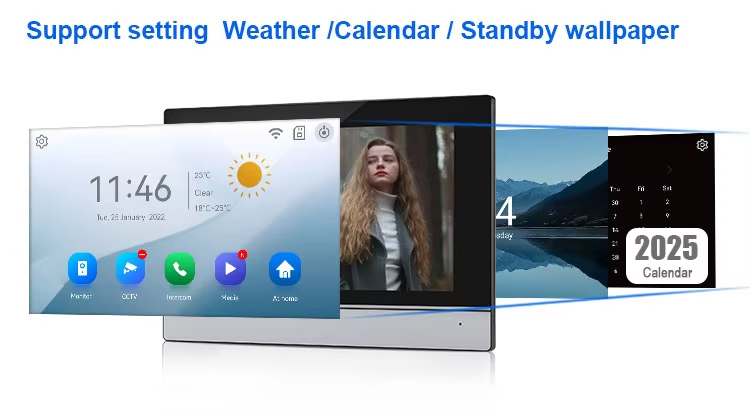 Tuya Smart 1080P  Video Intercom System - Password-Protected Doorbell Camera with WiFi  Motion Detection