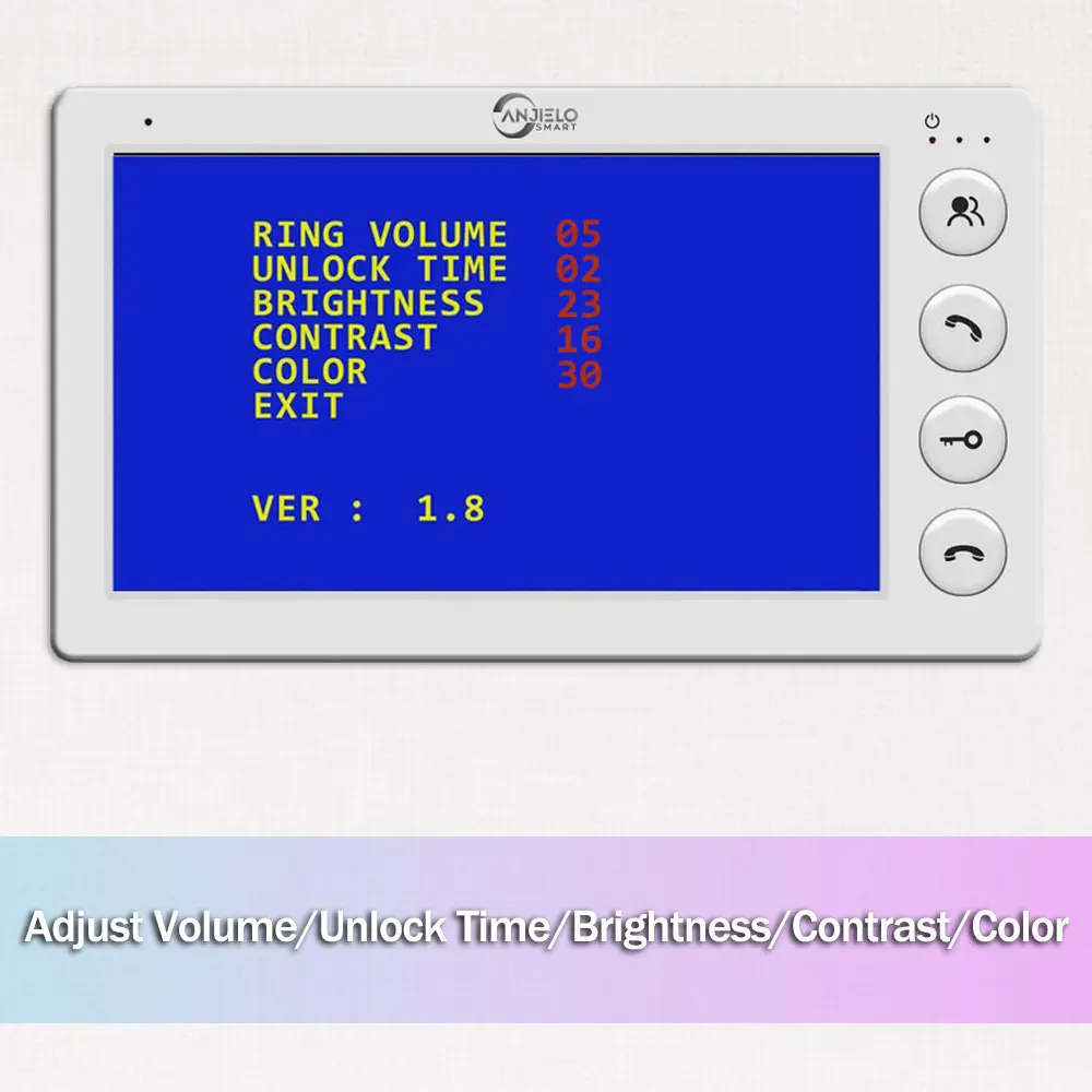 3 - Unit Home Video Intercom for Apartments: Residential Doorbell with RFID Card Unlock - Your All - in - One Security Solution