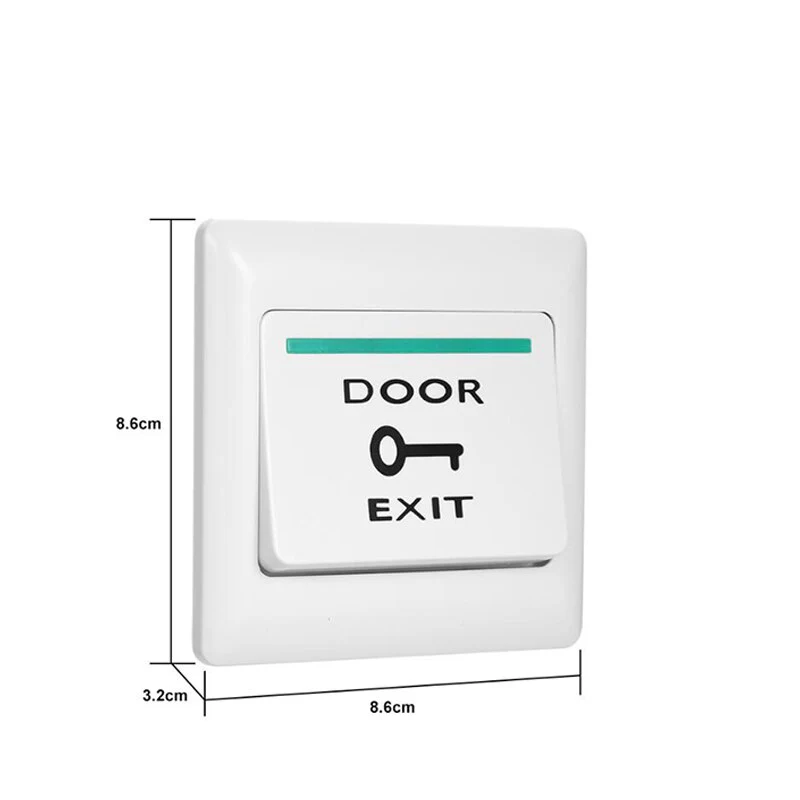 Door exit button door exit sign automatic reset door exit switch Durable Door Exit Button with Clear Labeling for Easy Access Control