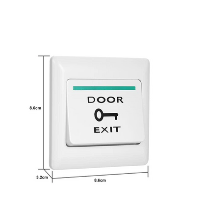Door exit button door exit sign automatic reset door exit switch Durable Door Exit Button with Clear Labeling for Easy Access Control