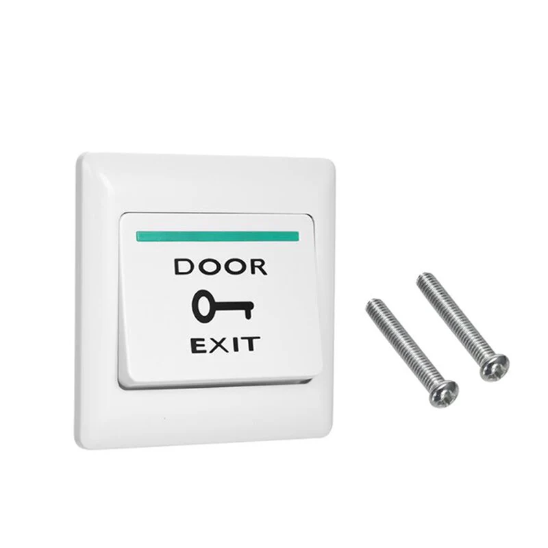 Door exit button door exit sign automatic reset door exit switch Durable Door Exit Button with Clear Labeling for Easy Access Control