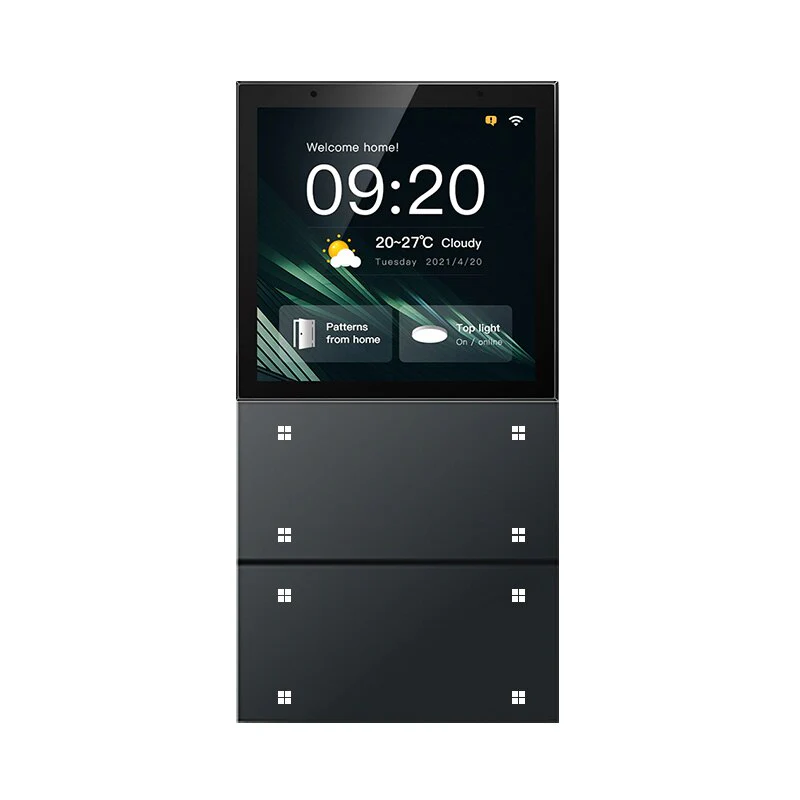 Tuya 4-Inch Smart Home Control Panel - WiFi-Enabled Central Controller with LCD Touch Screen for Remote Home Automation
