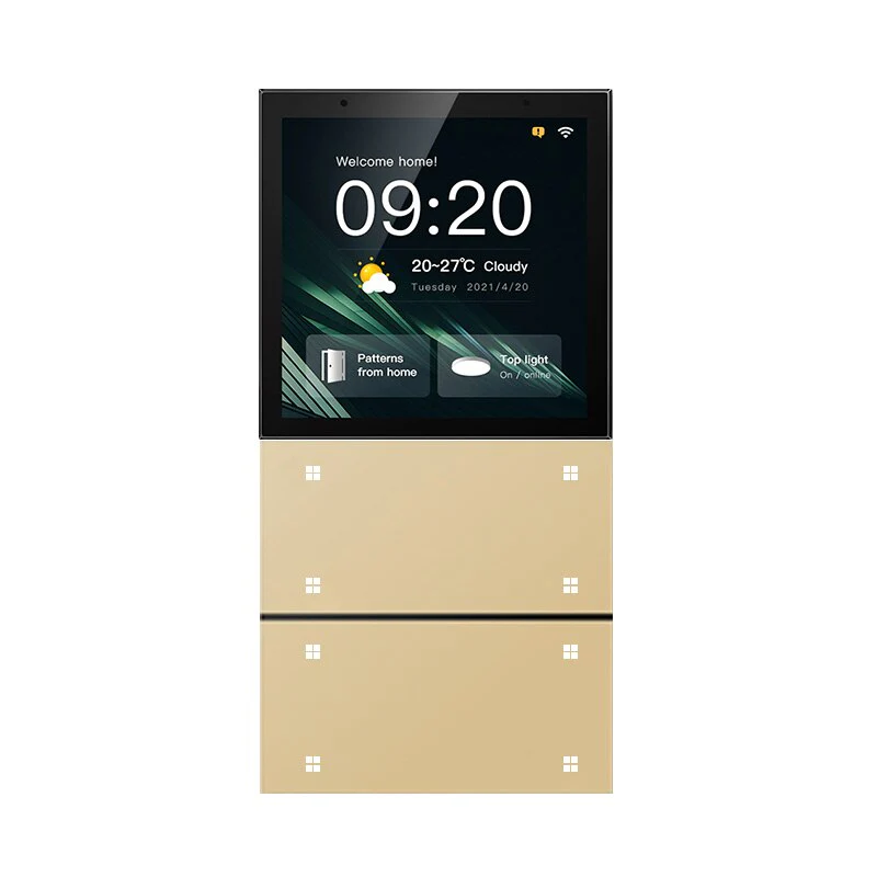 Tuya 4-Inch Smart Home Control Panel - WiFi-Enabled Central Controller with LCD Touch Screen for Remote Home Automation