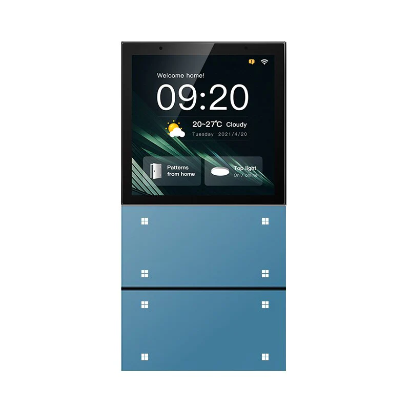 Tuya 4-Inch Smart Home Control Panel - WiFi-Enabled Central Controller with LCD Touch Screen for Remote Home Automation