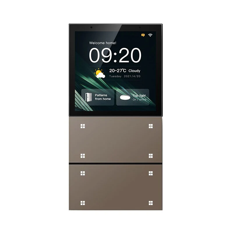 Tuya 4-Inch Smart Home Control Panel - WiFi-Enabled Central Controller with LCD Touch Screen for Remote Home Automation