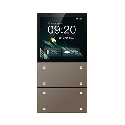 Tuya 4-Inch Smart Home Control Panel - WiFi-Enabled Central Controller with LCD Touch Screen for Remote Home Automation