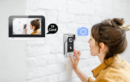 XiVision WiFi Video Doorphone Intercom System with Remote Control via iOS/Android App, Access Control, and Electric Lock Integration