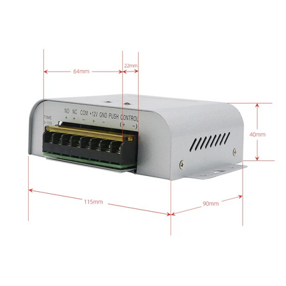 Door Access System Power Supply Control Unit - AC 100-260V Input DC 12V 3A Output - Ideal for Electric Locks  Access Control Systems