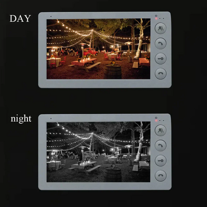7-Inch Video Intercom System with Outdoor Metal Waterproof Doorbell – Night Vision, Remote Lock/Unlock, Cold-Resistant for Home Security