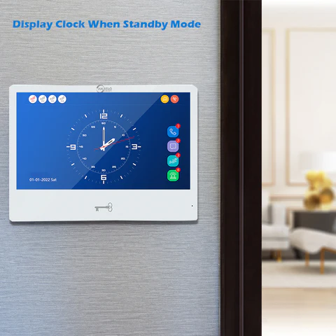 Tuya Smart WiFi Video Doorbell Intercom System with 1080P HD Camera and Touch Screen Monitor