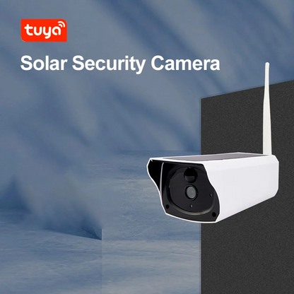 1080P Tuya Smart Wifi Security Solar Camera with 18600mAh Solar Battery Powered 35fts Night Vision, Motion Activated Waterproof