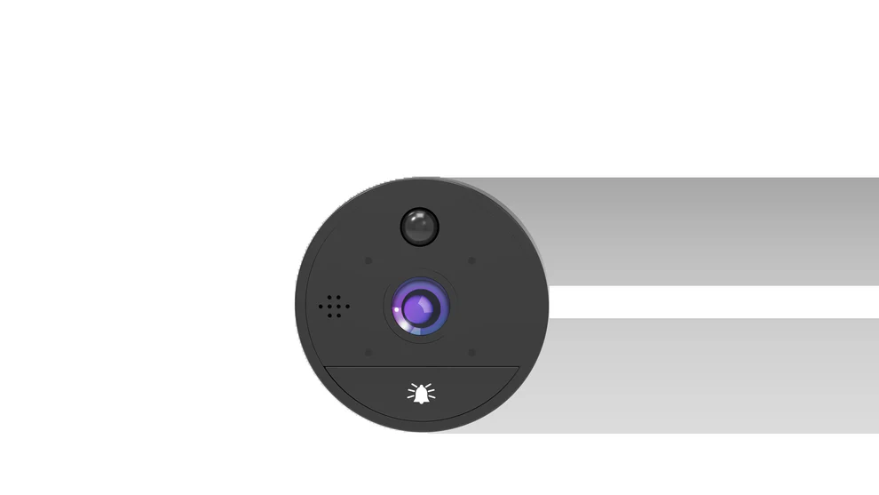 4.3 inch Tuya Peephole Camera | WiFi Doorbell, Motion Detection, Video Intercom & Monitor