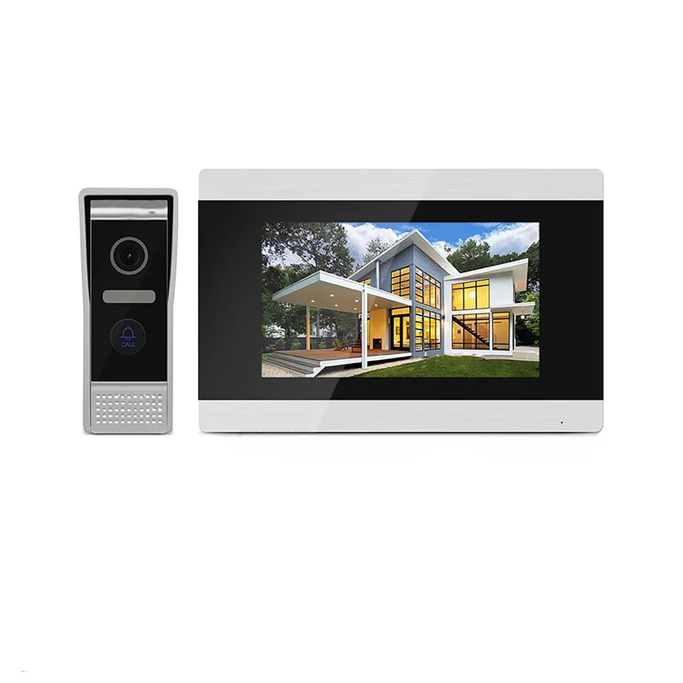 XiVision Touch Screen Wireless Video Door Phone Intercom Video Doorbell Access Control System Motion Detection
