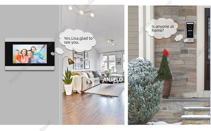 XiVision Touch Screen Wireless Video Door Phone Intercom Video Doorbell Access Control System Motion Detection