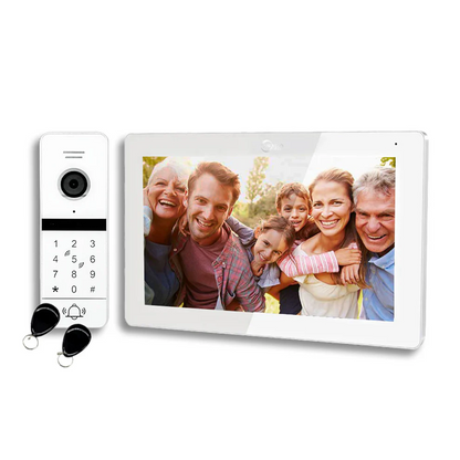 XiVision  Tuya 7 inch Touch Screen Video Intercom  Wireless Doorbell Mobile Linkage Smart Access Control