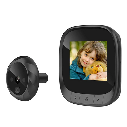 2.4 inch LCD Screen Electronic Door Viewer Bell IR Night Door Peephole Camera Photo Recording Digital Door Camera Smart Viewer