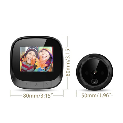 2.4 inch LCD Screen Electronic Door Viewer Bell IR Night Door Peephole Camera Photo Recording Digital Door Camera Smart Viewer