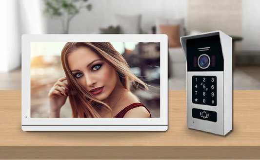 2-Wire Video Intercom Doorbell - 1080P Night Vision, Motion Detection | Easy Wired Home Security Camera