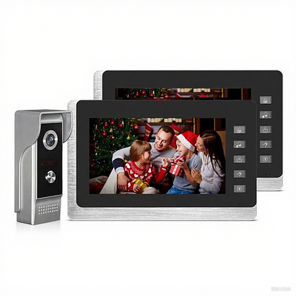 7 inch Video Intercom System Doorbell Night Vision IR 700TVL Waterproof Door Camera Unlock for Home Apartment Video Door Phone Kit