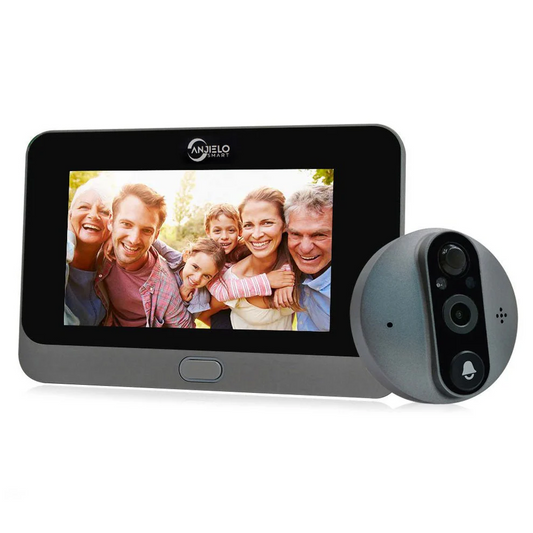 1080P Tuya WiFi Peephole Camera  Smart Doorbell Night Vision Video Monitoring Set Protecting family safety